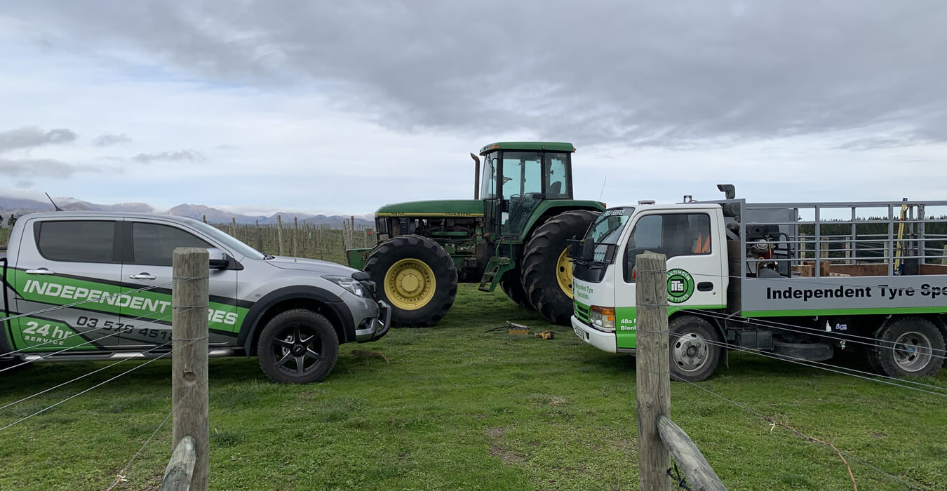 Agricultural Tyre Repairs By Independent Tyre Services Marlborough Ltd In Blenheim NZ