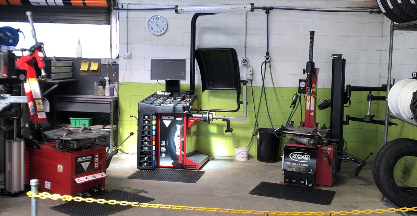 Main Workshop Area At Independent Tyre Services Marlborough Ltd In Blenheim NZ